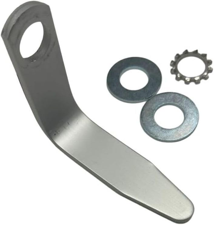 Zeluga 10-167 3/8in. L-Shaped Small Rafter Hook for Nail Guns with 3/8in. NPT Air Fitting with Teeth Washer and Flat Washers - Image 1